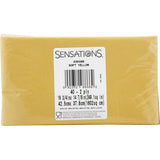 SENSATIONS Dinner Napkins - Soft Yellow, 40 count-092352988662-LR-354376-2-LR eShop