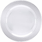 SENSATIONS Heavyweight Plastic Dessert Plates - Clear Pebble, 10 count-092352989898-LR-361376-2-LR eShop