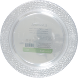 SENSATIONS Heavyweight Plastic Dinner Plates - Clear Pebble, 10 count-092352989881-LR-361375-4-LR eShop