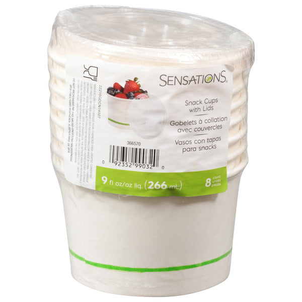 SENSATIONS Paper Snack Cups With Plastic Lids, 9 oz-092352990320-LR-354395-1-LR eShop
