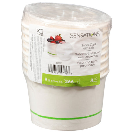 SENSATIONS Paper Snack Cups With Plastic Lids, 9 oz-092352990320-LR-354395-1-LR eShop