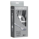 SENSATIONS Plastic Forks - Silver, 24 count-092352991006-LR-361379-1-LR eShop