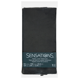SENSATIONS Plastic Lined Tablecover - Black Velvet, 54" x 108"-092352991266-LR-361405-1-LR eShop