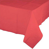 SENSATIONS Plastic Lined Tablecover - Classic Red, 54" x 108"-092352988860-LR-354381-2-LR eShop