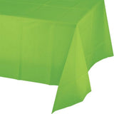 SENSATIONS Plastic Lined Tablecover - Fresh Green, 54" x 108"-092352988891-LR-354384-2-LR eShop