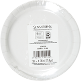 SENSATIONS Premium Paper Lunch Plates - Candy Pink, 20 count-092352991044-LR-361383-3-LR eShop