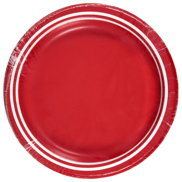 SENSATIONS Premium Paper Lunch Plates - Classic Red, 20 count-092352991020-LR-361381-1-LR eShop