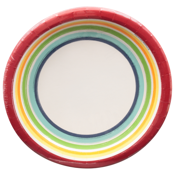 SENSATIONS Premium Paper Lunch Plates - Hip Hip Hooray, 10 count-092352990498-LR-354412-1-LR eShop