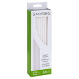 SENSATIONS Smoothie Paper Straws - White, 50 count-092352989089-LR-354393-4-LR eShop
