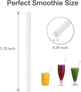 SENSATIONS Smoothie Paper Straws - White, 50 count-092352989089-LR-354393-5-LR eShop