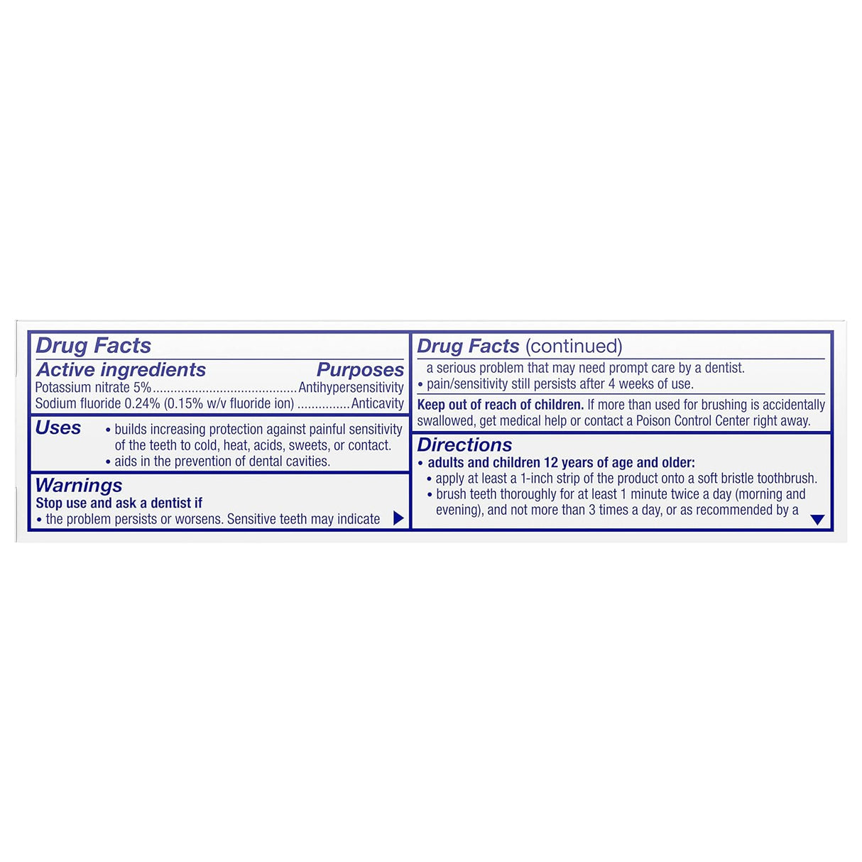 Sensodyne Extra Whitening Toothpaste for Sensitive Teeth, 0.8 oz-310158084099-LR-262934-9-LR eShop