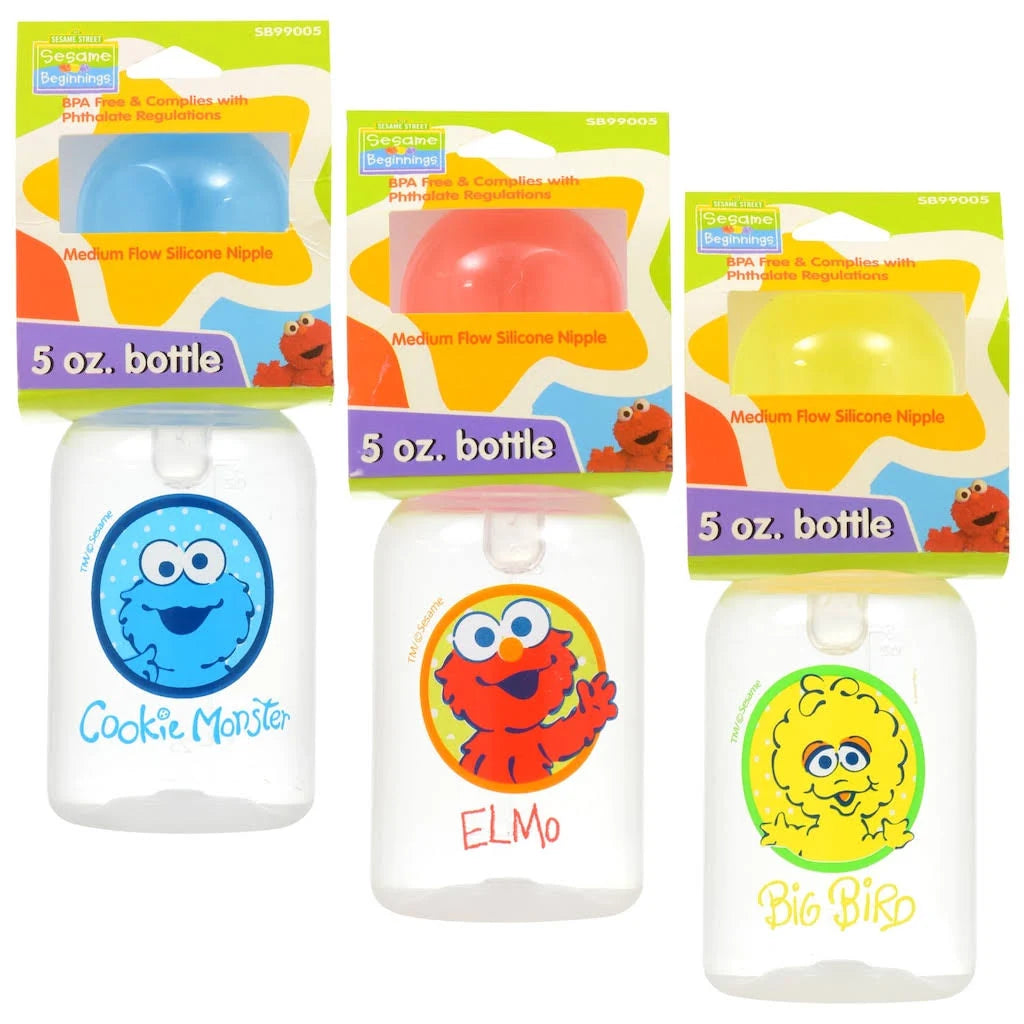 Sesame Street Sesame Beginnings Bottles - Assorted, 5 oz-094606900109-LR-353524-1-LR eShop