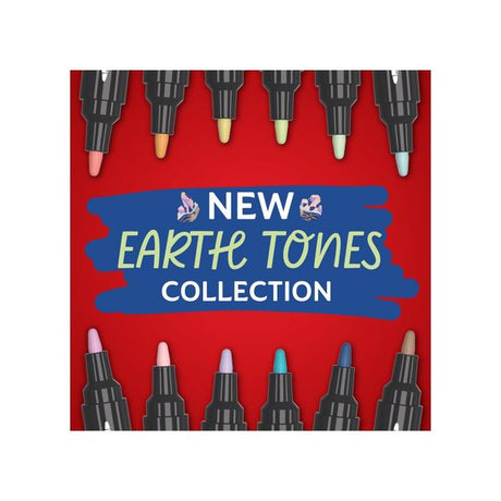 Sharpie Bullet Tip Water-Based Acrylic Markers, Earth Tones, 12 Ct-071641229198-LR-363174-2-LR eShop