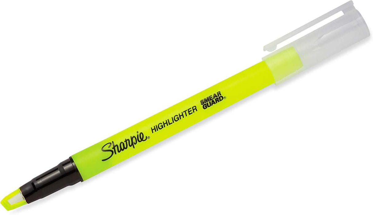 Sharpie Clear View Highlighter Stick - Yellow, 3 count-071641097964-LR-349215-2-LR eShop