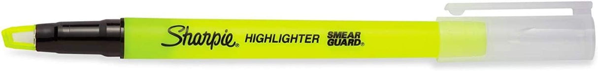 Sharpie Clear View Highlighter Stick - Yellow, 3 count-071641097964-LR-349215-6-LR eShop