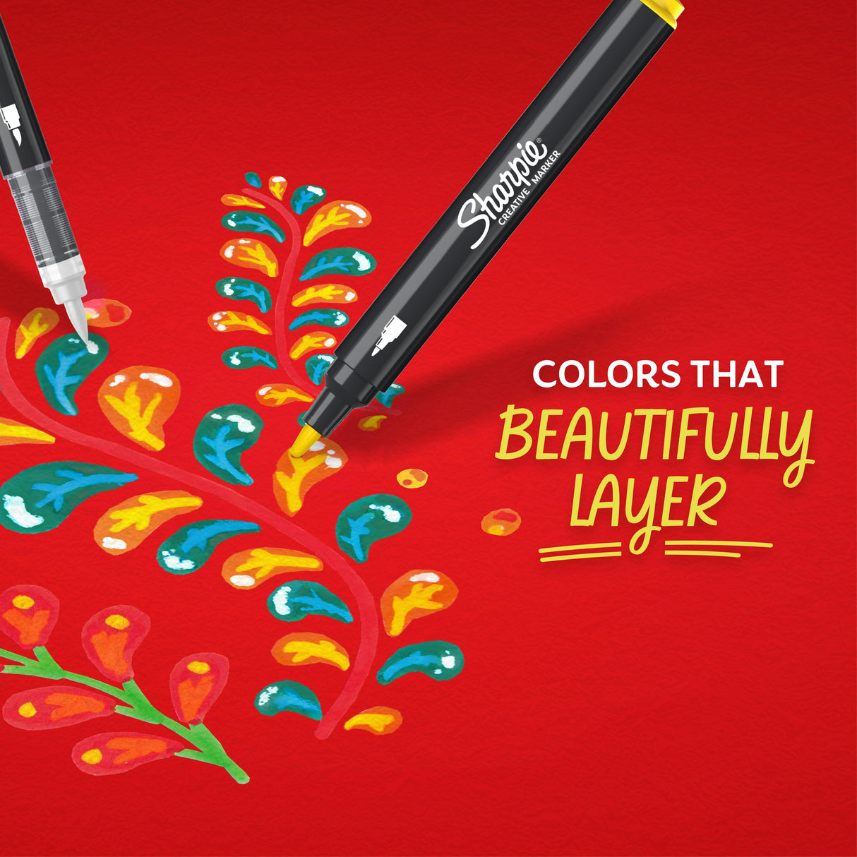 Sharpie Creative Markers, Acrylic, Bullet Tip - Earth Tones, 5 count-716412186354-LR-359438-7-LR eShop