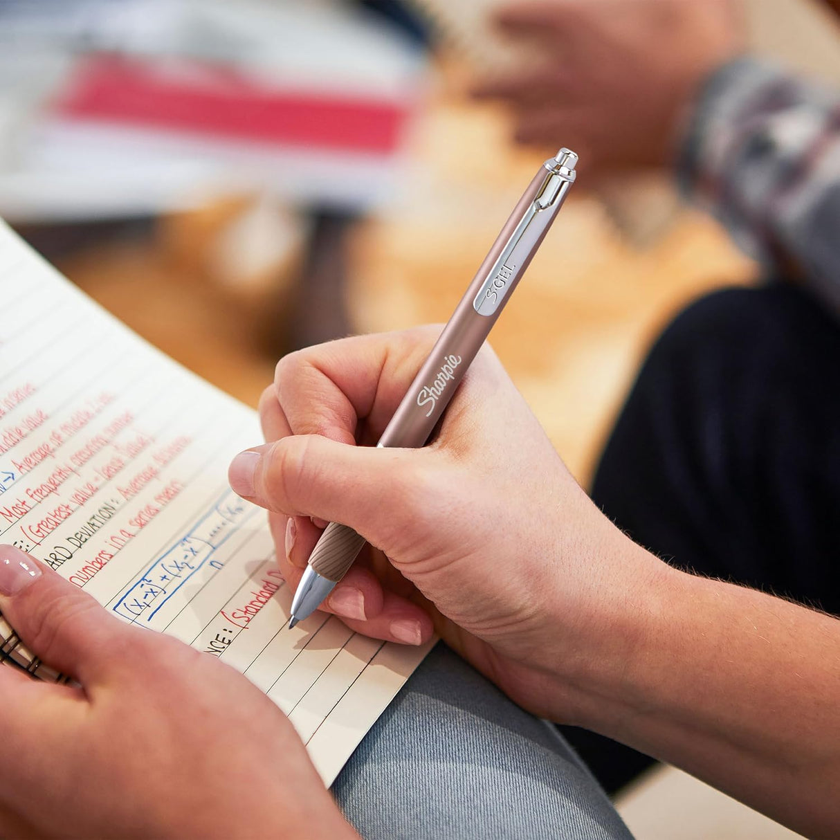 Sharpie S-Gel Champagne Metal Barrel Black Ink Pens, 2 count-716412175778-LR-359435-6-LR eShop