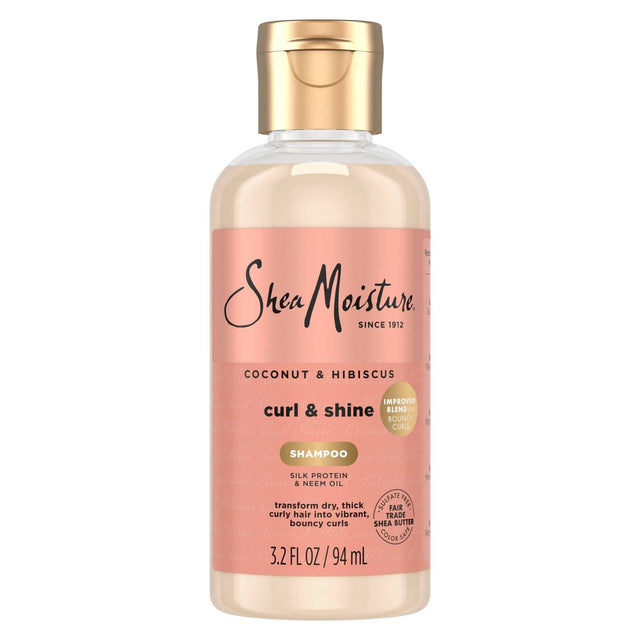 Shea Moisture Coconut & Hibiscus Curl & Shine Shampoo, 3.2 oz-764302290711-LR-355233-1-LR eShop