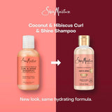 Shea Moisture Coconut & Hibiscus Curl & Shine Shampoo, 3.2 oz-764302290711-LR-355233-3-LR eShop