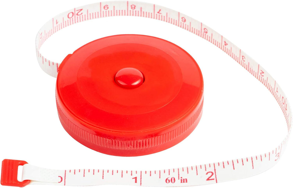 SINGER 60-Inch Retractable Tape Measure with Compact Red Case-07569100212-LR-142934-4-LR eShop