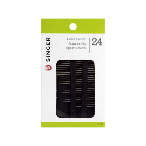 SINGER Assorted Hand Needles - Darners, Embroidery & Sharps, 24 Count-075691012250-LR-81869-1-LR eShop