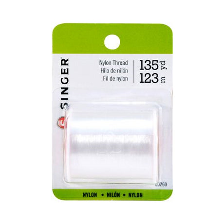 SINGER Nylon Thread Spool, 135 yds, 100% Nylon-075691002602-LR-81653-1-LR eShop
