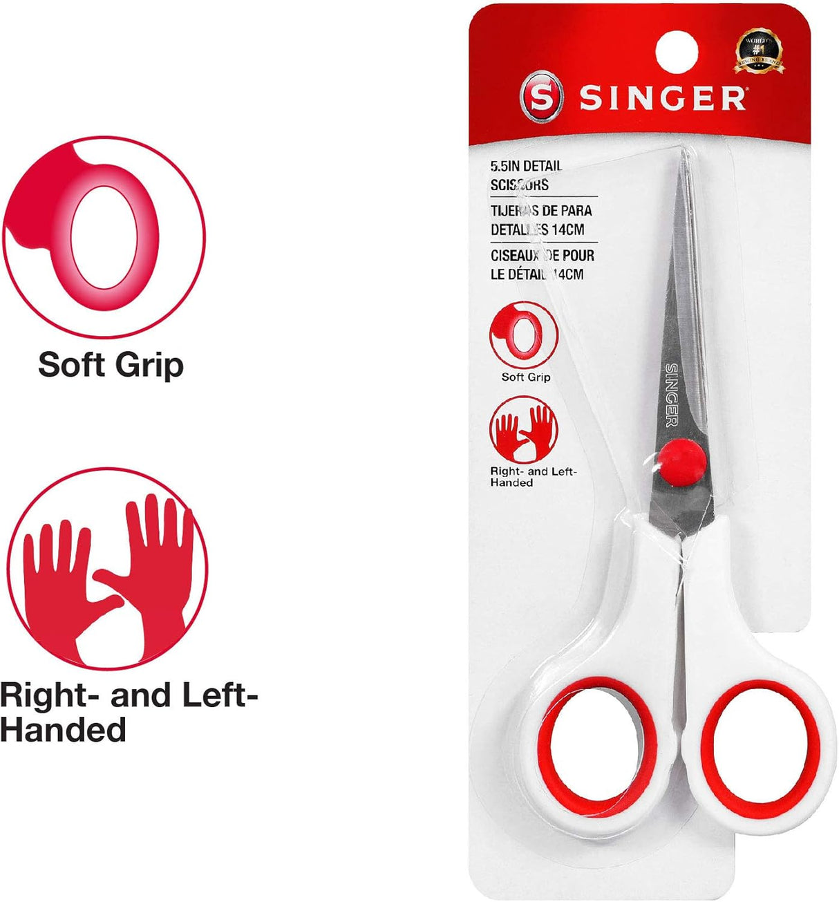 SINGER Sewing Scissors with Comfort Grip-075691004484-LR-00457-8-LR eShop