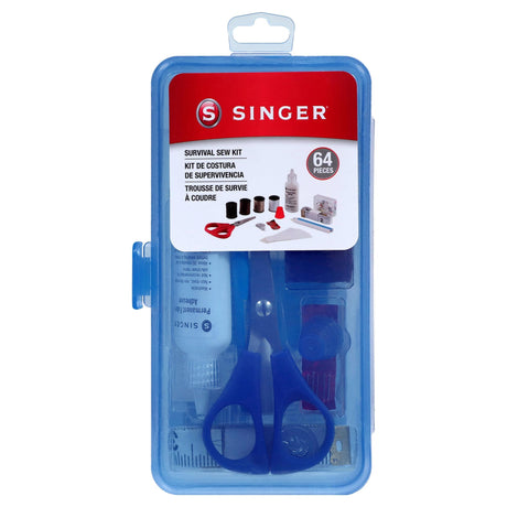 SINGER Survival Sew Kit - Assorted Colors, 64 pieces-075691015114-LR-317571-1-LR eShop