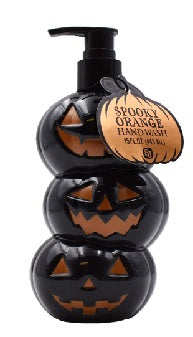 SJ Creations Fall, Halloween Black Stacked Jack-o-Lantern Hand Wash, 15 fl oz Spooky Orange-850042774281-LR-348521-1-LR eShop