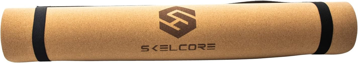 Skelcore Sweat Proof Non-Slip Cork Yoga Mat, 4 mm-840285900288-LR-349033-4-LR eShop