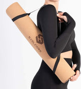 Skelcore Sweat Proof Non-Slip Cork Yoga Mat, 4 mm-840285900288-LR-349033-6-LR eShop