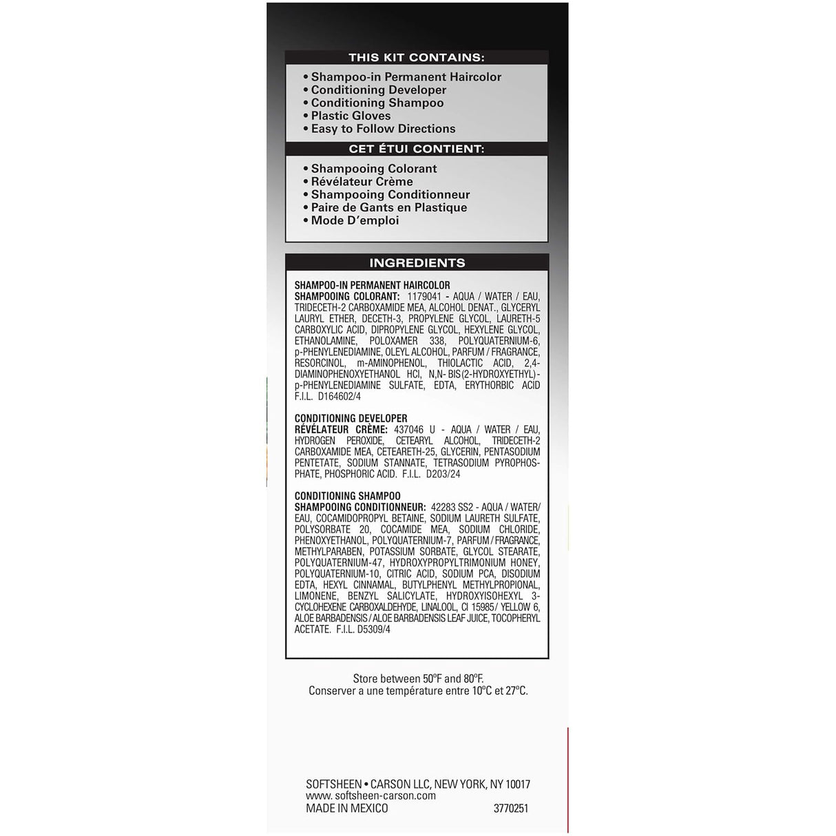 SoftSheen Carson Dark & Natural Shampoo In Hair Color - Natural Black-072790000324-LR-224696-9-LR eShop