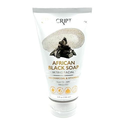 SPASCRIPTIONS African Black Soap Exfoliating Facial Scrub, 5 oz-814655040096-LR-351008-1-LR eShop