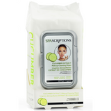 SPASCRIPTIONS Cucumber Extract Cleansing Wipes, 60 count-814655028919-LR-351001-1-LR eShop