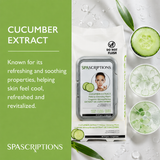 SPASCRIPTIONS Cucumber Extract Cleansing Wipes, 60 count-814655028919-LR-351001-6-LR eShop