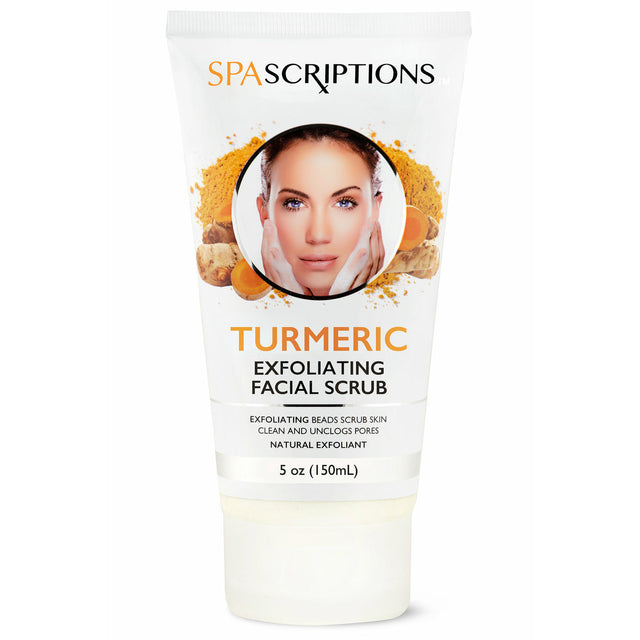 SPASCRIPTIONS Turmeric Exfoliating Facial Scrub, 5 oz-814655034736-LR-351006-1-LR eShop