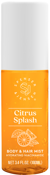 Spenser & Jensen Hydrating Body & Hair Mist, 3.4 fl oz, Citrus