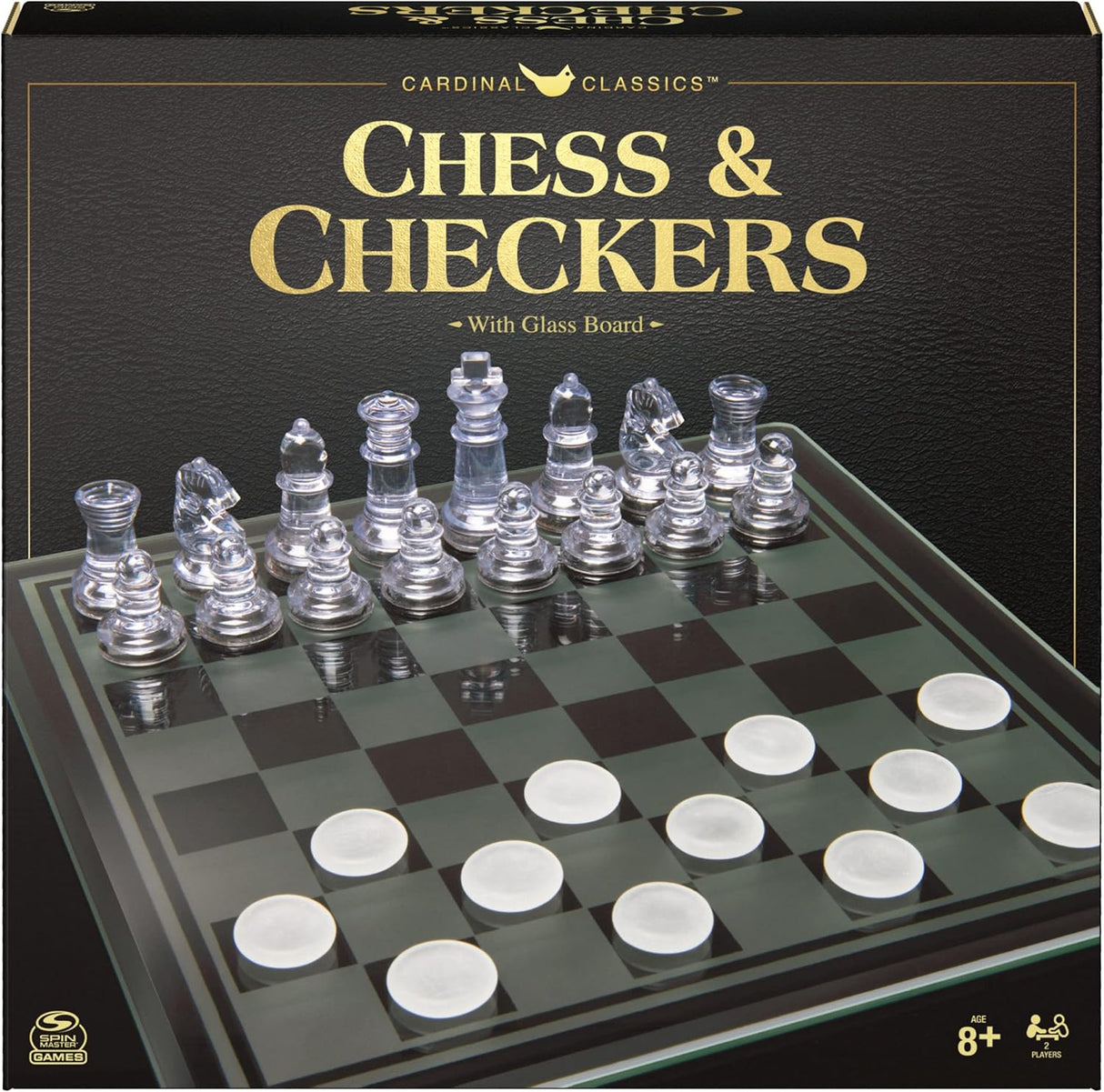 Spin Master Games Chess & Checkers with Glass Board-778988317204-LR-357555-1-LR eShop