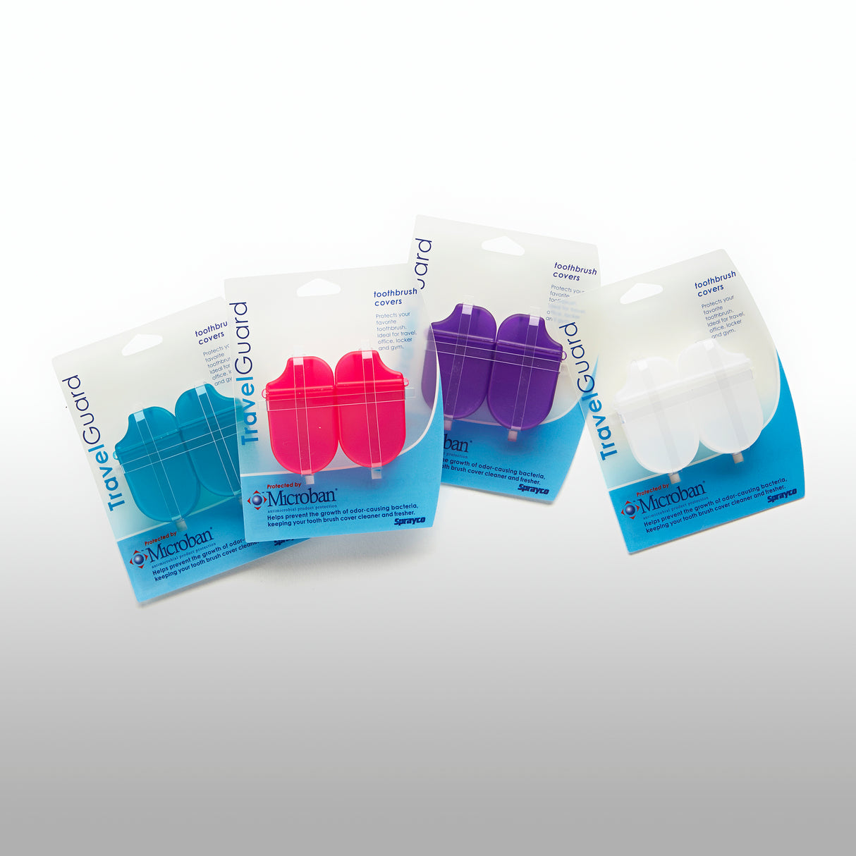 Sprayco Microban Toothbrush Covers - Assorted, 2 pack-046412103335-LR-230086-1-LR eShop