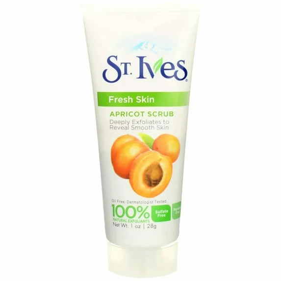St. Ives Fresh Skin Invigorating Scrub - Apricot, 1 oz-077043103807-LR-309257-1-LR eShop