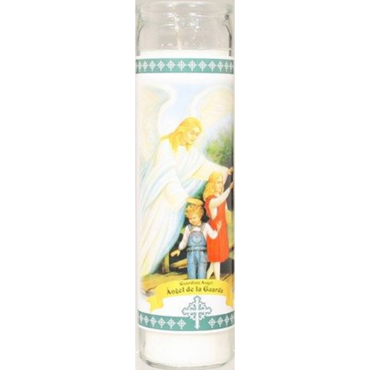 Star Candle Prayer Candle, 8in - Guardian Angel-047223071752-LR-257157-1-LR eShop