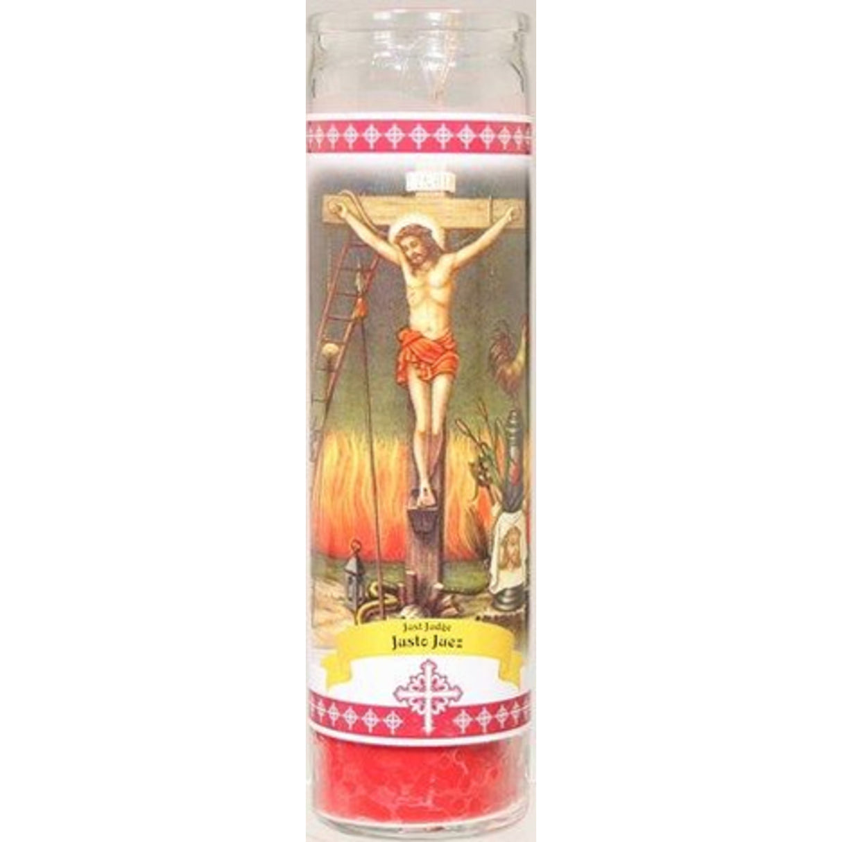 Star Candle Prayer Candle, 8in - Justo Juez-047223071769-LR-257158-1-LR eShop