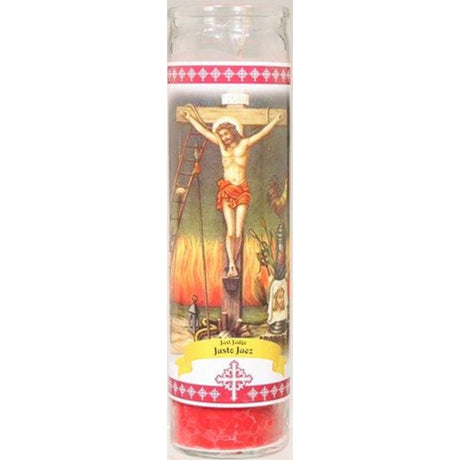 Star Candle Prayer Candle, 8in - Justo Juez-047223071769-LR-257158-1-LR eShop