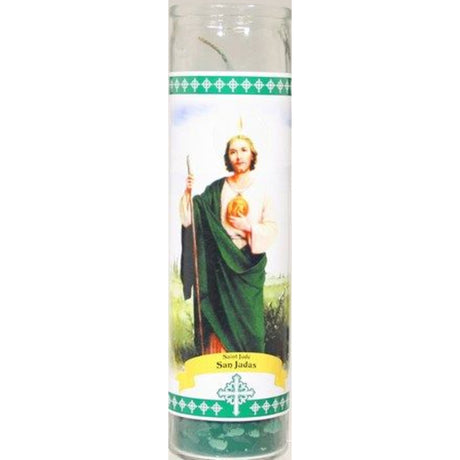 Star Candle Prayer Candle, 8in - Saint Jude-047223073091-LR-257152-1-LR eShop