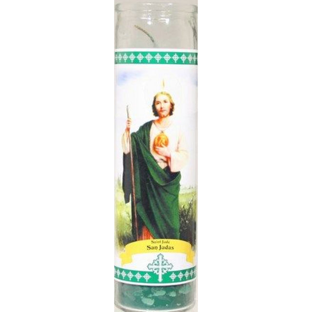 Star Candle Prayer Candle, 8in - Saint Jude-047223073091-LR-257152-1-LR eShop