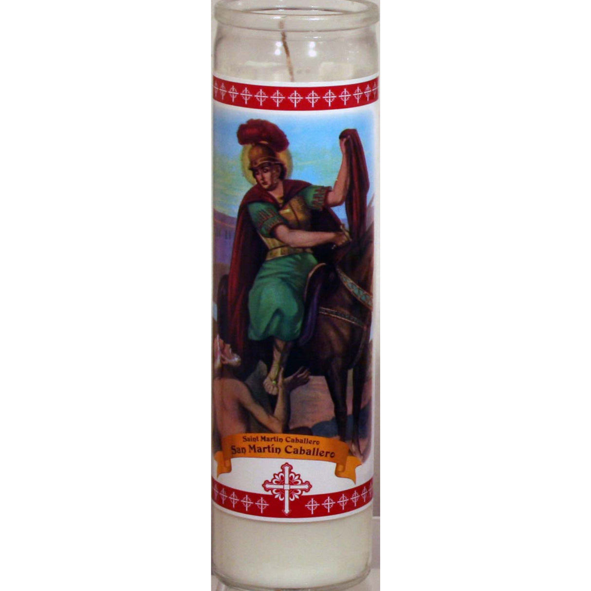 Star Candle Prayer Candle, 8in - Saint Martin Caballere-047223072513-LR-265604-1-LR eShop