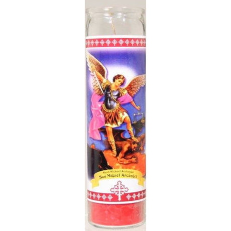 Star Candle Prayer Candle, 8in - Saint Michael-047223071615-LR-257156-1-LR eShop