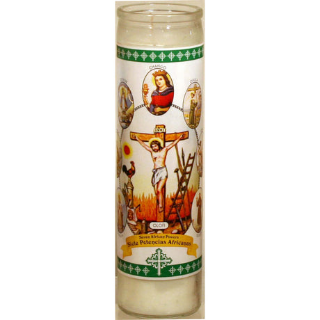 Star Candle Prayer Candle, 8in - Seven African Powers-047223071264-LR-273072-1-LR eShop