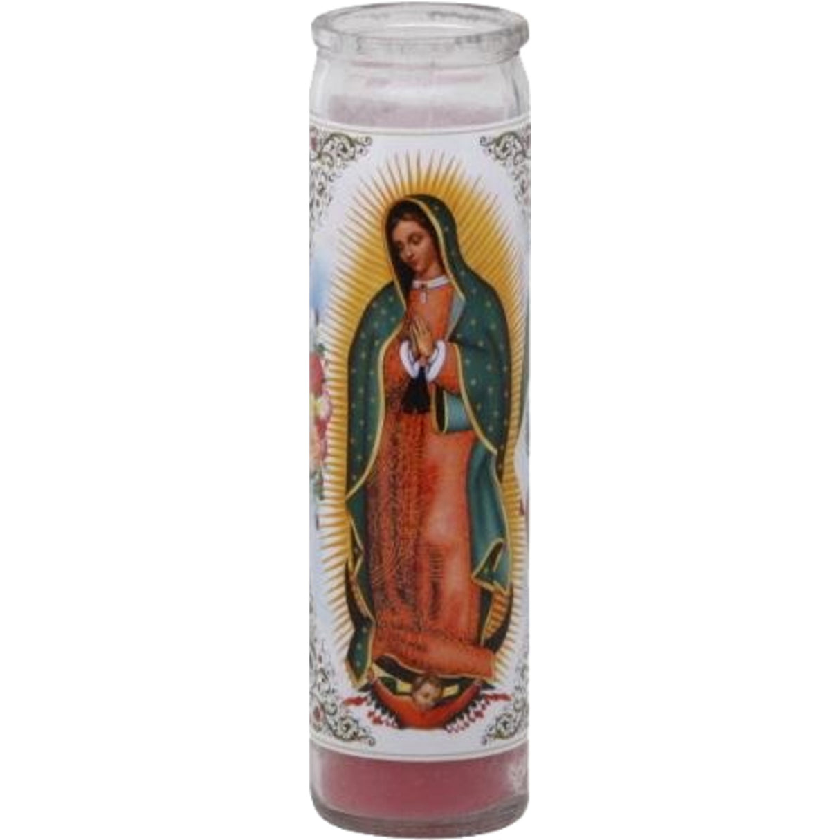 Star Candle Prayer Candle, 8in - Virgen De Guadalupe-047223072537-LR-281452-1-LR eShop