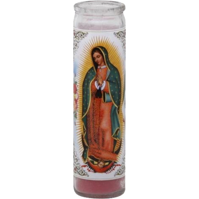 Star Candle Prayer Candle, 8in - Virgen De Guadalupe-047223072537-LR-281452-1-LR eShop